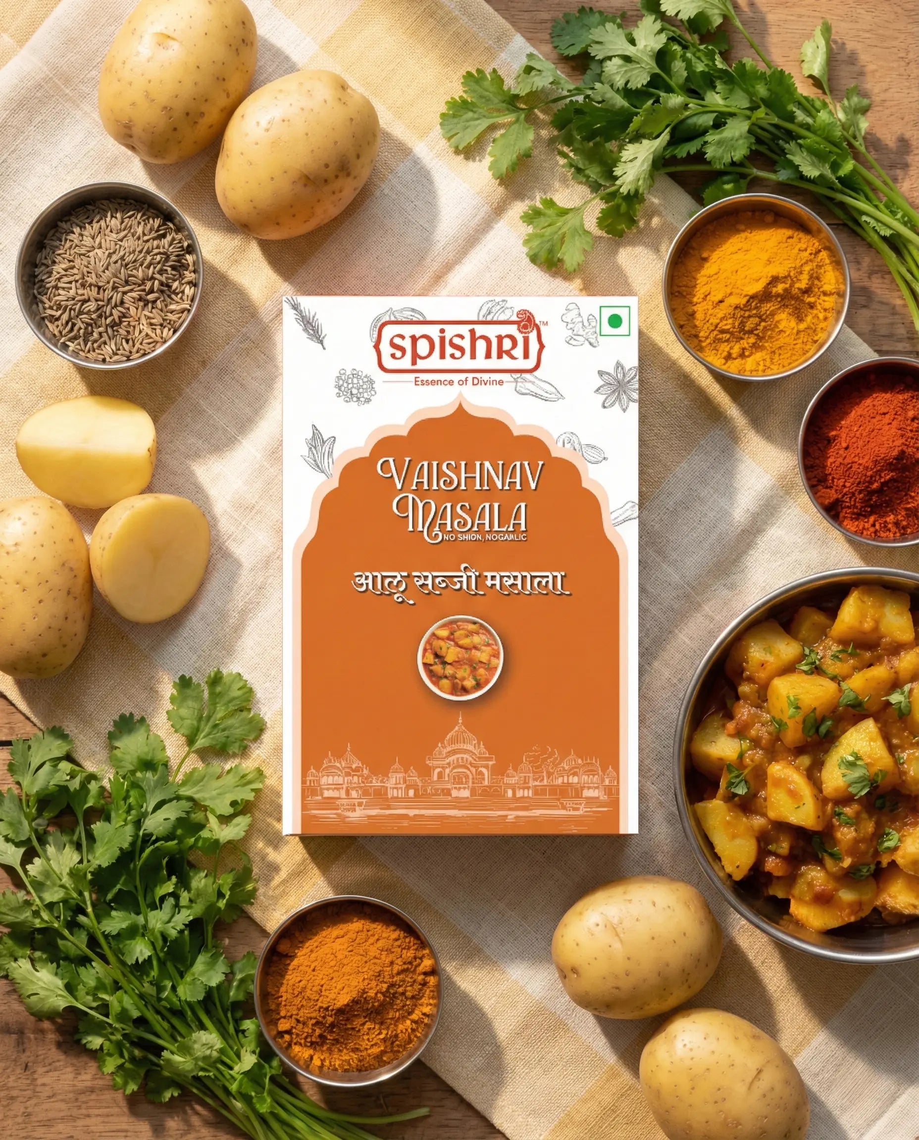 Spishri aloo sabji